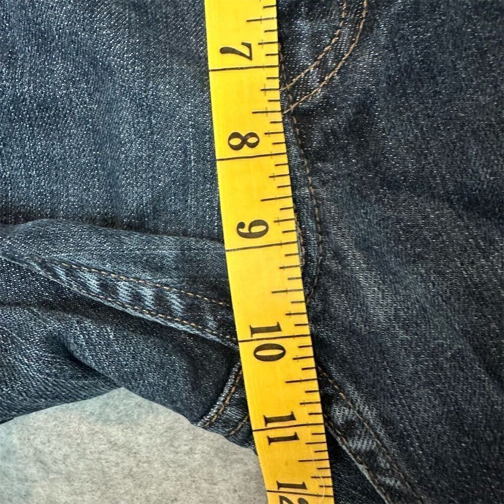 Levi's 514 Men's Straight Leg Dark Blue Jeans Size 34x30 See measurements - Picture 8 of 16